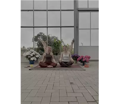 Yoga im Grünen